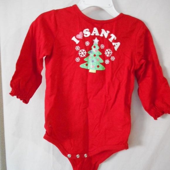 Cute red Santa christmas tree one piece Unisex - Picture 1 of 5